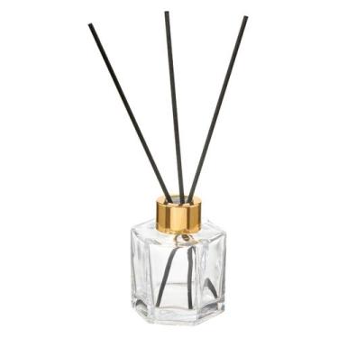 Imagem de Difusor De Ambiente 100 Ml Aromatizador Varetas Frasco de Vidro Banhei