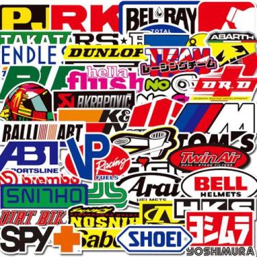 Imagem de Adesivos, marca de motocicletas, carro, skate, mala, tablet x100 - Yiw