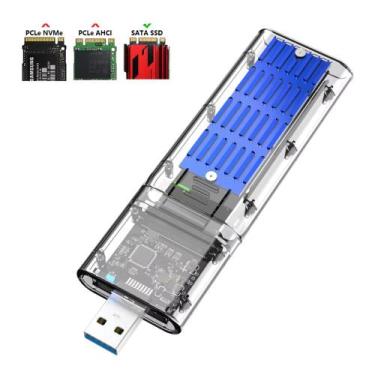 Imagem de Case Externo Para SSD M.2 Sata Enclosure USB JIM000047-BL Kebidu