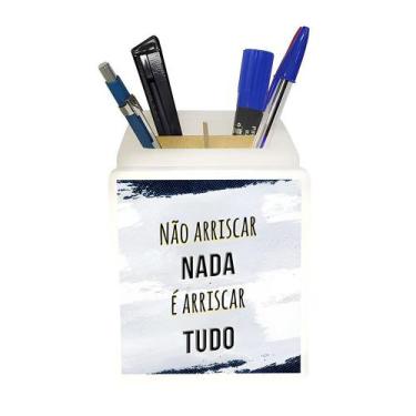Imagem de Organizador de Mesa Iluminado Arriscar Tudo - DECORFUN