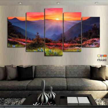 Imagem de Quadros Decorativos Paisagem 63x130mt em Tecido