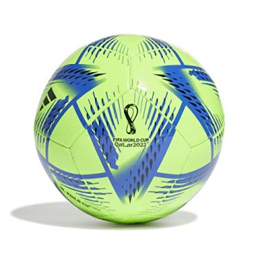 Bola Futebol Campo Adidas Al Rihla Copa Do Mundo 2022 C/Caixa Branco e Azul