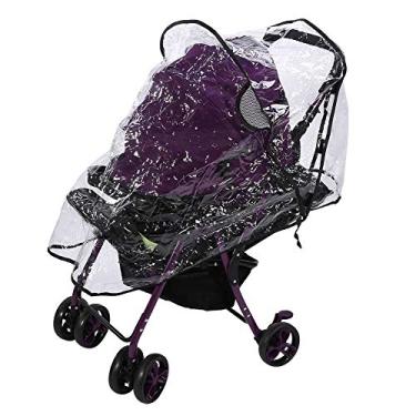 Imagem de Capa de chuva para carrinho de bebê à prova d'água, proteção contra intempéries, capa de chuva universal para carrinho de bebê, acessórios para garrafas, bolsas universais e outros acessórios