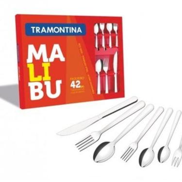 Imagem de Conj. Talheres Inox 42 Pcs Malibu Tramontina