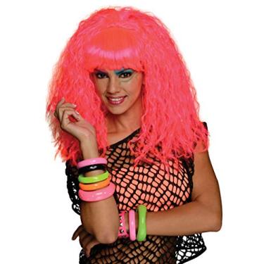 Imagem de Rubie's Peruca Costume Rock 'N Rave, Multicor, tamanho nico