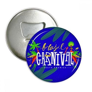 Imagem de Hula Head South Element abridor de garrafas ímã de geladeira emblema multifuncional