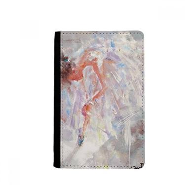 Imagem de Balé, menina, XJJ, suporte para passaporte, pintura a óleo, Notecase Burse, carteira para cartão
