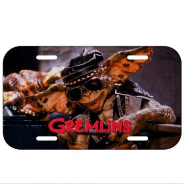 Imagem de Placa De Carro Metal Gremlins Cool Monster Preta