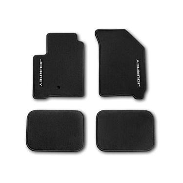 Imagem de Tapetes de carpete Dodge Journey Premium preto dianteiro e traseiro 2012-2014 OEM