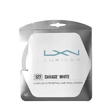 Imagem de Luxilon Savage 127 Corda de tênis - conjunto, branco
