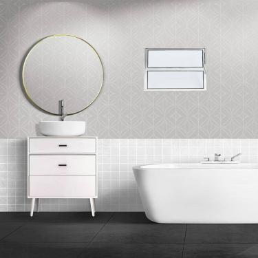 Imagem de Janela de Alumínio Basculante 40x60cm Natural Brilhante Linha Plus Natural