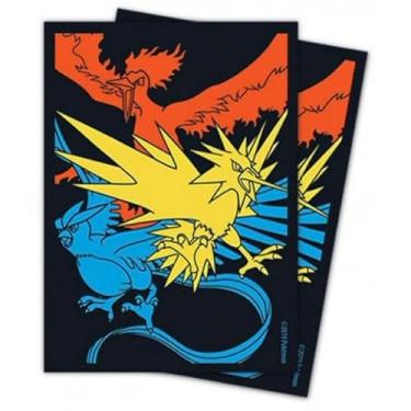 Imagem de Pokemon Card Sleeves - Articuno Zapdos Moltres - Hidden Fates Elite Trainer Box - 65 Count Pack