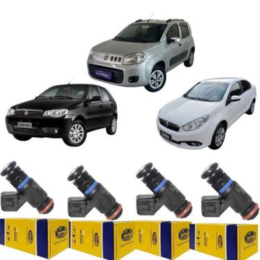 Imagem de 4 Bicos Injetor Palio Uno Siena 1.0 IPE078 Magnetti Marelli - Magneti 