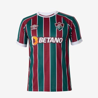 Imagem de Camisa Masculina Umbro Fluminense Oficial 1 2023 (Classic S/N) - U31FL01656-542-Masculino