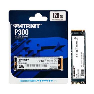 Imagem de Ssd 128Gb Patriot P300, M.2 2280 Pcie 3X4 Nvme 1.3, Leitura