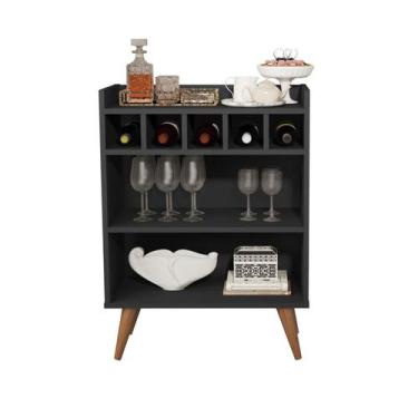 Imagem de Aparador Buffet Bar Intense Com Adegas E Uma Prateleira - Beauty Móvei