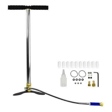 Imagem de Bomba Manual Fixxar Inox Para Encher Pcp 300 Bar Fix-162 Cor Prateado 