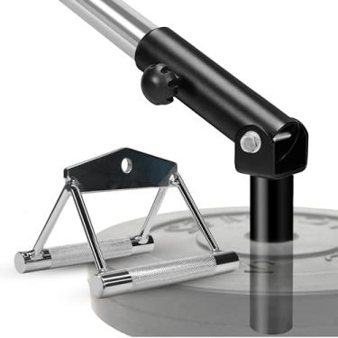 Imagem de Yes4All Poste de placa de fileira em T Landmine – Serve em barras olímpicas de 5 cm – Rotação completa de 360° e fácil de instalar