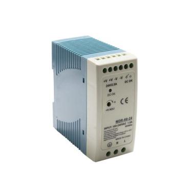 Imagem de Fonte p/ Trilho DIN 100-240VAC 24V/2,5A - UP Electronic