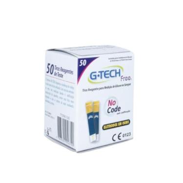 Imagem de Tiras Reagentes Medição Glicose 1 (50 Unid) - G Tech - G-tech