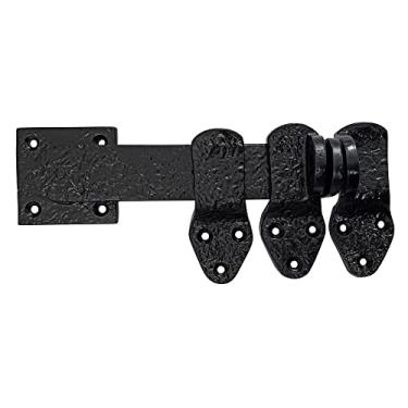 Imagem de Maa Kamakhya Hardware Trava de portão de ferro antigo preto "Aries" (acabamento revestido com pó preto) - Fornecido como 1 peça por pacote