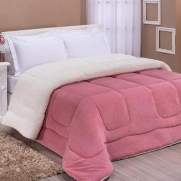 Imagem de Coberdrom Casal Queen Sherpa Edredom Cobertor Pele Carneiro - outros, 
