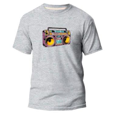 Imagem de Camiseta Básica Algodão Premium Estampa Digital  Som Tumblr  - Pavesi,