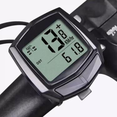 Imagem de Velocímetro Com Fio Para Bike 15 Funções Acessório de Bicicleta Cicloc