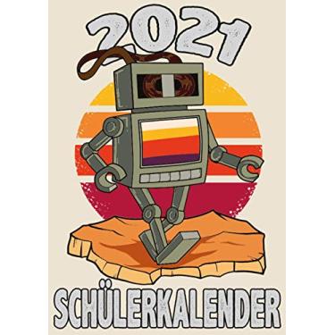 Imagem de Schülerkalender 2021: VHS Kassette Retro 80 90 / Wochenplaner zum notieren, organisieren und planen DIN A4. Kalender/Terminkalender/Monats- / Tagesübersicht/Kontakt- / Geburtstags listen