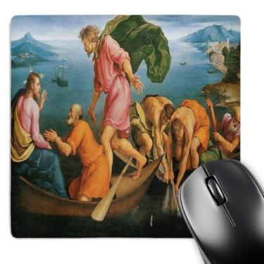 Imagem de 3dRose The Miraculous Draught of Fishes by Jacopo Bassano - Mouse pad, 20 x 20 cm (mp_130051_1)