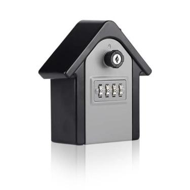 Imagem de Mini Cofre Guarda Chaves De Parede Casa - Animo Shop