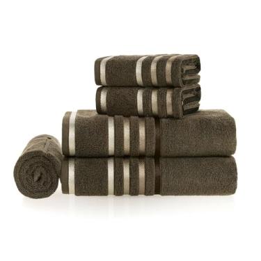 Imagem de Karsten Jogo de Banho Lumina Gris (Marrom) 5 peças