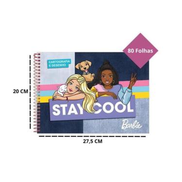 Imagem de Caderno Desenho 80 Folhas Barbie Disney Foroni 8677