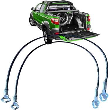 Imagem de Par Cabo Aço Tampa Traseira Caçamba Strada G5 2014 A 2018