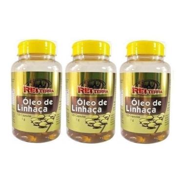 Imagem de 4 Oleo Puro De Linhaca 120 Capsulas 1000mg