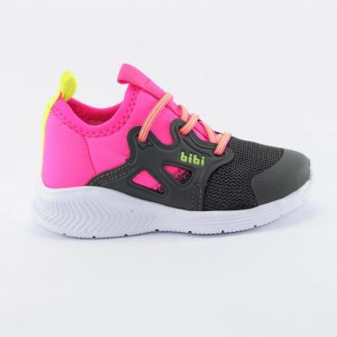 Imagem de Tênis Bibi Fly Baby Infantil Rosa/Grafite-Feminino