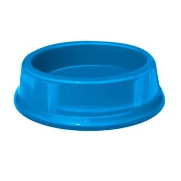 Imagem de Comedouro Furacão Pet de Plástico Azul para Gatos 200ml