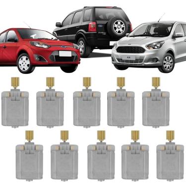 Imagem de 10 Motor Fechadura Elétrica Trava Porta Fiesta Ka Ecosport [f103]