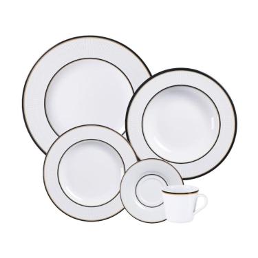 Imagem de Aparelho de Jantar Tramontina Sienna em Porcelana Decorada 30 Peças