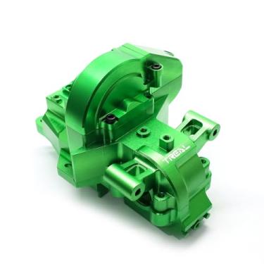 Imagem de TREAL Aluminum 7075 Rear Bulkhead CNC Machined Gearbox Set Upgrades for 1/8 Maxx Slash Maxx(Green)