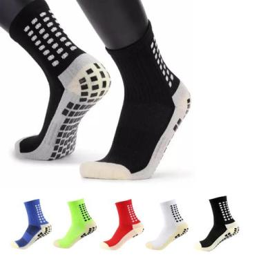 Imagem de Meia Antiderrapante Futebol Pro Socks Cano Médio Esportiva - PuPeiLife