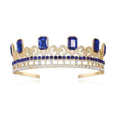 Imagem de JINSAWW Audrey Descendant Crown,Princess Gold Crown,Halloween costume crown Birthday Party Gifts for Her