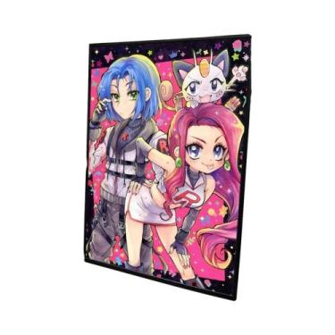 Imagem de P-Pokémon R-Rocket Team Vintage Posters Sticky Vintage Room Home Bar C