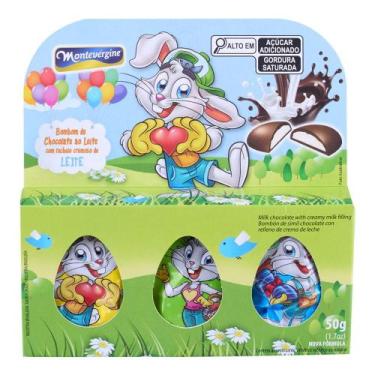 Imagem de Ovinhos Chocolate Ao Leite Recheado 50G Montevérgine