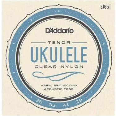 Imagem de Encordoamento Ukulele Havaiano Tenor Ej65T- D Addario - D'addario