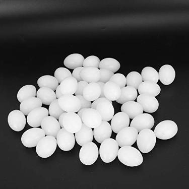 Imagem de Generic Ovos Induzidos por Ninhos de Pombos de Pássaros, Ovos Falsos Induzidos, 50pcs para Pombo (Ovo falso sólido)