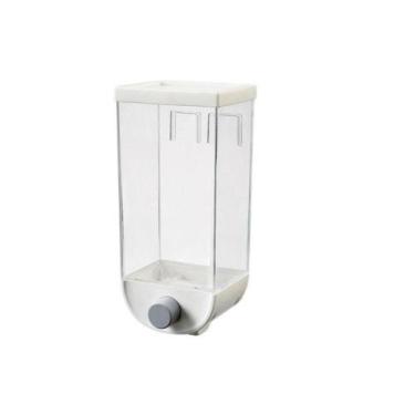 Imagem de Pote Dispenser, P/ Cereais, 1000 ml de Parede Transparente - Clink