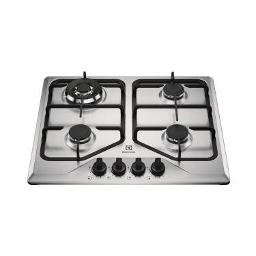 Imagem de Cooktop 4 Bocas a Gás Electrolux Inox (KE4XC) - Bivolt