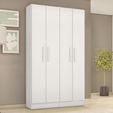 Imagem de Armario Multiuso Duplo Nt4045 Notável Móveis Branco