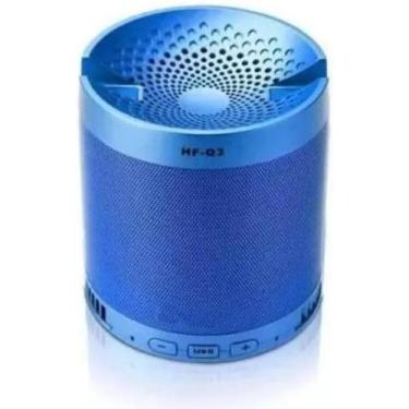 Imagem de Mini Caixa De Som Bluetooth Hf-Q3 - Azul - Inova